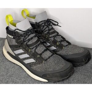 Adidas TERREX FREE HIKER PRIMEBLUE Hiking Shoes Halo Silver Core Black Size 15